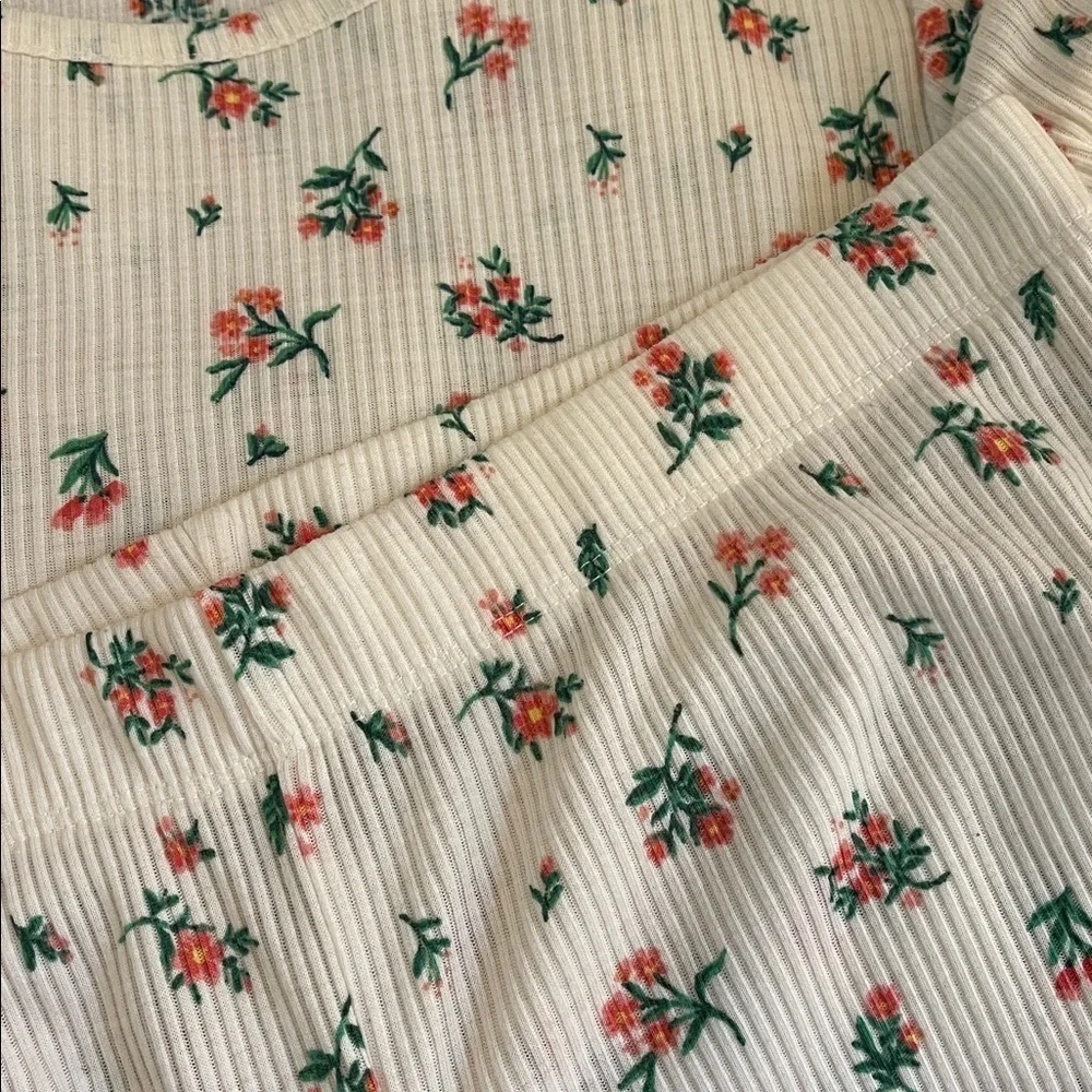 Old Navy Rose Print Pajama Set – Girls XL (14–16) / Women’s XS, Cottagecore Flor